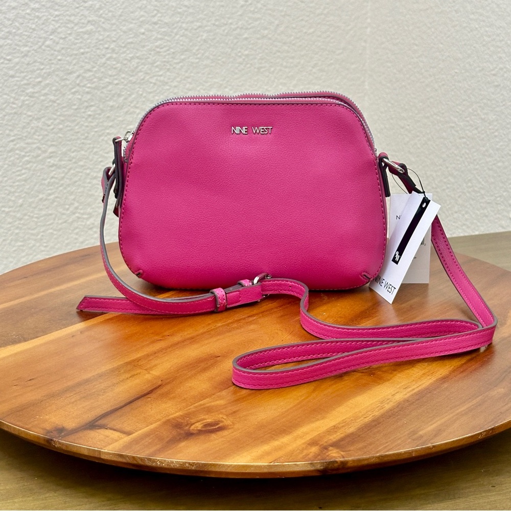 ❤️ NWT Nine West Bag Brie Crossbody Bag Shoulder Bag Fuschia Hot Pink Purse